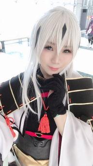 桔梗吃瓜cos,萌态可掬引围观